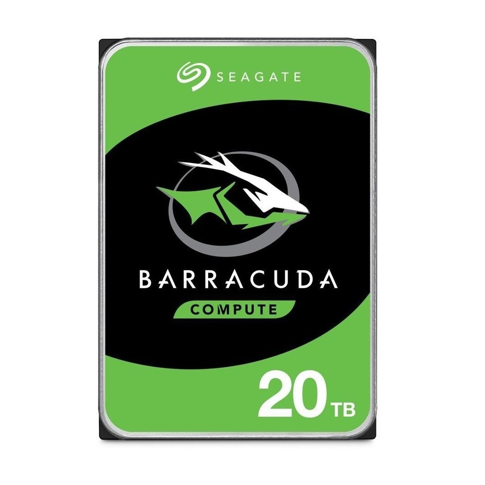 Seagate BarraCuda 20TB 3.5" SATA Internal Hard Drive 7200 RPM 512MB Cache Seagate BarraCuda 20TB 3.5" SATA Internal Hard Drive 7200 RPM 512MB Cache
