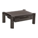 StarTech.com Adjustable Monitor Riser Stand with Drawer for up to 32-inch Displays Black