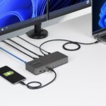 StarTech.com Dual-Monitor USB-C Docking Station, HDMI, 4K 60Hz, 100W PD, Grey
