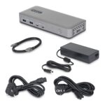 StarTech.com Dual-Monitor USB-C Docking Station, HDMI, 4K 60Hz, 100W PD, Grey
