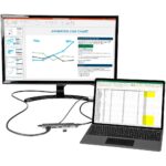StarTech.com USB-C Multiport Adapter Hub, 4K 60Hz HDMI, 100W PD, Gigabit Ethernet, 2x USB 5Gbps, SD/MicroSD, Black/Grey