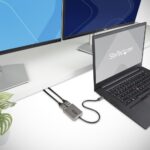StarTech.com USB-C to Dual HDMI MST Hub - Dual 4K 60Hz Display Adapter - Black, Grey