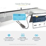 StarTech.com USB-C to Dual HDMI MST Hub - Dual 4K 60Hz Display Adapter - Black, Grey