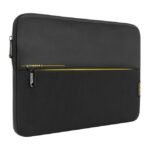 Targus CityGear 11.6-Inch Laptop Sleeve Case Black Polyester Polypropylene Front Pocket Tablet Compartment
