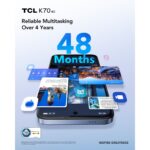TCL K70 4G Smartphone 6.8" 128GB 4GB RAM Android 16 Nebula Blue