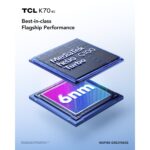 TCL K70 4G Smartphone 6.8" 128GB 4GB RAM Android 16 Nebula Blue