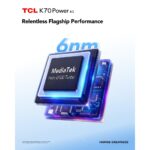 TCL K70 Power 4G Smartphone 6.8" 256GB 8GB Android Grey