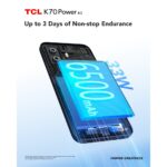 TCL K70 Power 4G Smartphone 6.8" 256GB 8GB Android Grey