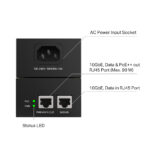 TP-Link Omada PoE++ Injector 90W 10 Gigabit Ethernet Black