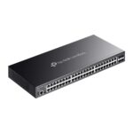 TP-Link Omada SG5452X 48-Port Gigabit L3 Managed Network Switch with 4x 10G SFP+ Slots, Black