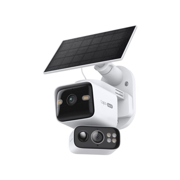 TP-Link Tapo TC93D KIT Solar-Powered Dual-Lens 2K Pan/Tilt Outdoor Security Camera Kit