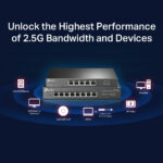 TP-Link TL-SG108-M2 8-Port 2.5G Multi-Gigabit Fanless Unmanaged Desktop Switch
