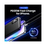 Ugreen Power Bank 10000 mAh 20W USB-C PD Quick Charge Black