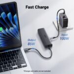 Ugreen Revodok 6-in-1 USB-C Docking Station 4K at 60Hz HDMI Ethernet Grey