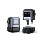 Ugreen Uno 65W GaN Fast Charger, 2 x USB-C and 1 x USB-A Ports, Black