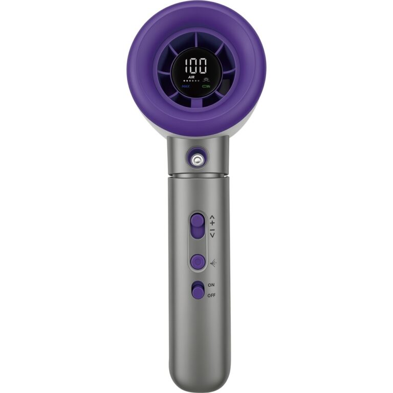 Verbatim Cool 'n' Go Aqua Breeze Handheld Fan 16000 RPM 3000 mAh Purple Grey