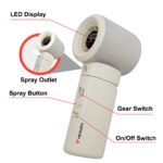 Verbatim Cool 'n' Go Aqua Breeze Handheld Fan 16000 RPM White, Silver