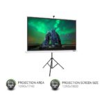 Acer T82-W01MW Projection Screen 82.5" 16:10 Manual Tripod White