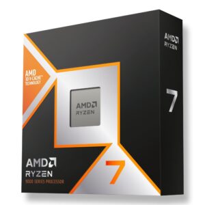 AMD Ryzen 7 9800X3D Processor 8 Cores Socket AM5 5.2 GHz Boost 104 MB Cache Box
