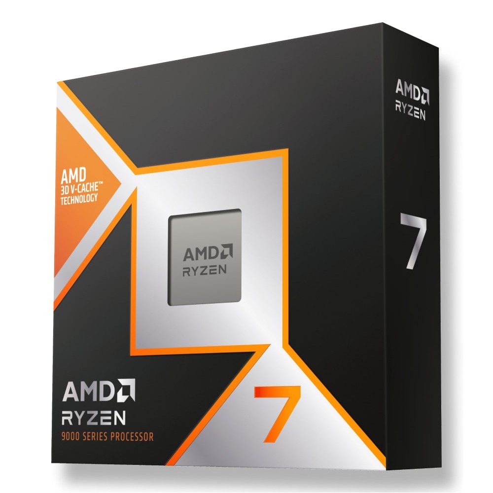 AMD Ryzen 7 9800X3D Processor 8 Cores Socket AM5 5.2 GHz Boost 104 MB Cache Box
