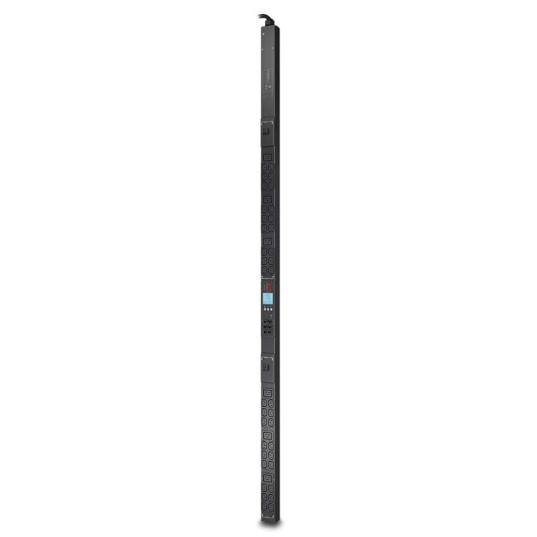 APC AP8841 NetShelter Rack PDU Metered 5.0kW 200/208V 30A 36 C13 6 C19 Outlets Vertical Mount Black