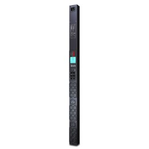 APC AP8858 Metered Rack PDU 20 AC Outlets 18x C13 2x C19 Vertical 0U Black 230V 3680W LCD Remote Monitoring