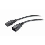APC AP9870 Power Cord IEC 60320 C14 Male to C13 Female 2.4 m Black