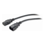 APC AP9870 Power Cord IEC 60320 C14 Male to C13 Female 2.4 m Black