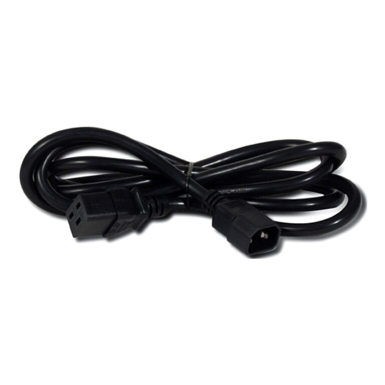 APC AP9878 Power Cord 2.0m IEC 60320 C19 to IEC 60320 C14 Black 10A