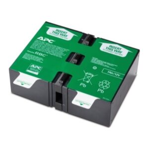 APC APCRBC123 Battery Replacement Cartridge Sealed Lead Acid 1 Pack Black Compatible with UPS