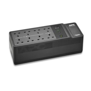 APC Back-UPS BE500G2-UK 500VA 300W 8 Outlets USB Type-A User Replaceable Battery 230V UK Black