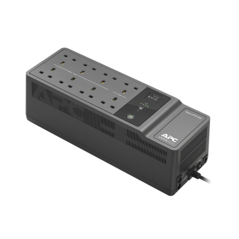 APC Back-UPS BE650G2 UPS 650VA 400W 8 Outlets 6 Backup Surge Protection USB Port User Replaceable Battery 230V UK
