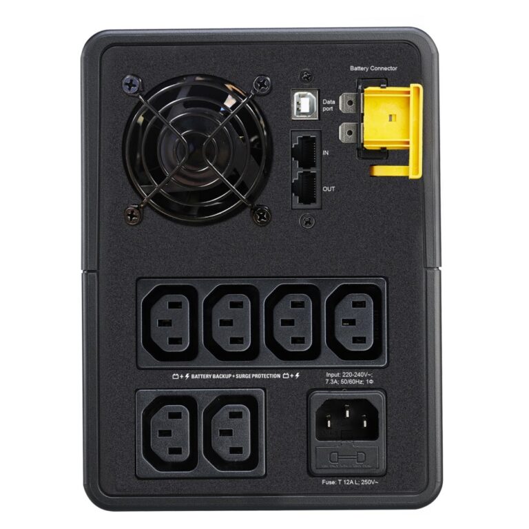 APC Back-UPS BX1600MI 1600VA 900W Line-Interactive AVR Tower 6 C13 Outlets USB Port Black