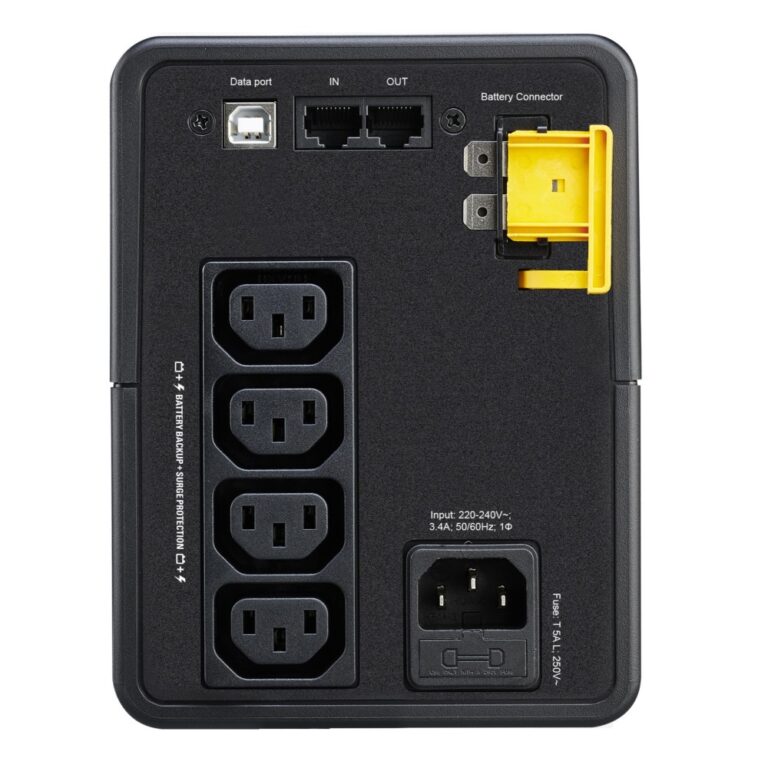 APC Back-UPS BX750MI 750VA 4 AC Outlets AVR Surge Protection USB Line-Interactive Black