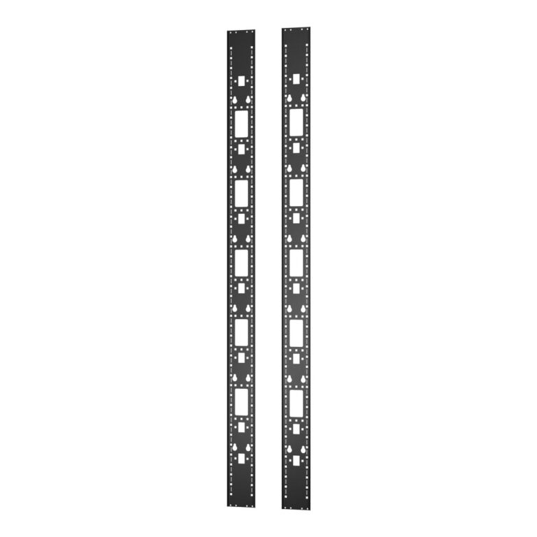 APC Easy Rack Vertical 0U Accessory Channel 48U Black 2 Pack