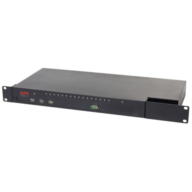 APC KVM1116R KVM Switch 16 Port VGA PS/2 1U Rack Mount with Ethernet