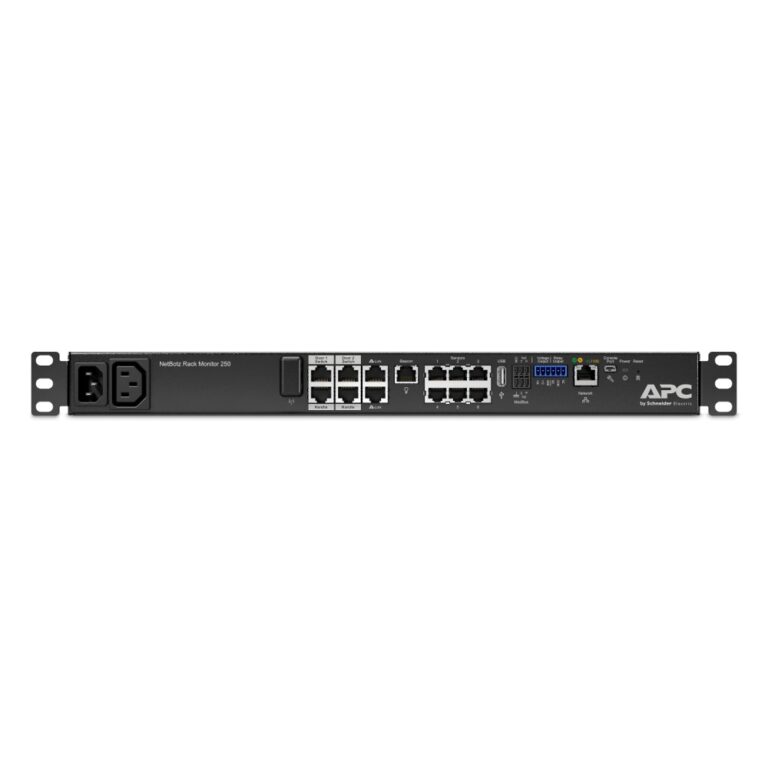 APC NetBotz 250A Rack Monitor Environmental and Access Control Black