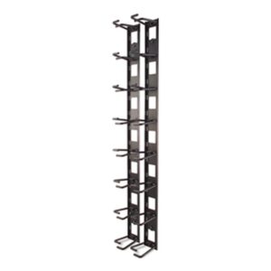 APC NetShelter Vertical Cable Manager 0U Rack Capacity Black Set of 8 Rings 766mm Height