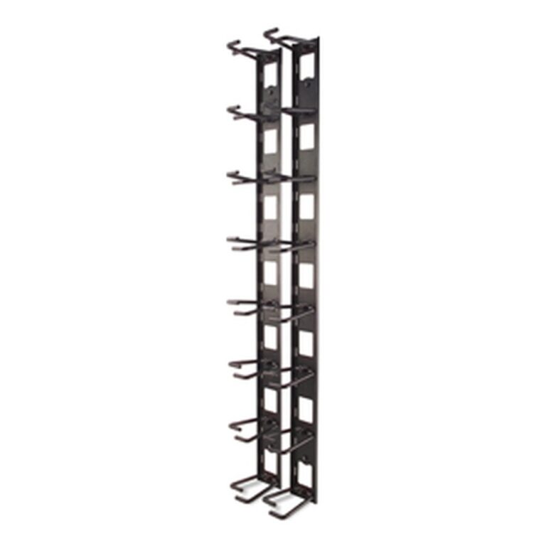 APC NetShelter Vertical Cable Manager 0U Rack Capacity Black Set of 8 Rings 766mm Height