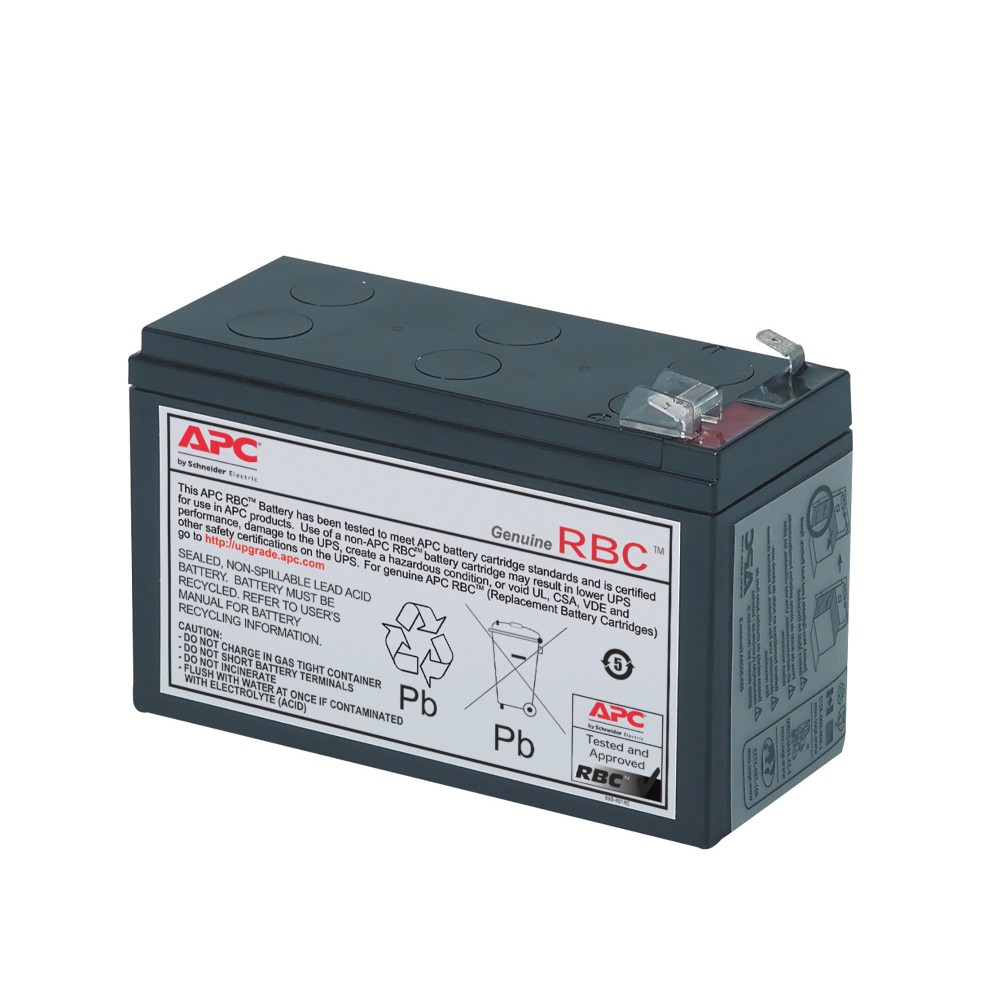 APC RBC17 Replacement Battery Cartridge 9Ah 12V VRLA Compatible with Back-UPS BX BV BVX BE BN APC RBC17 Replacement Battery Cartridge 9Ah 12V VRLA Compatible with Back-UPS BX BV BVX BE BN