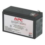 APC RBC2 Replacement Battery Cartridge 7Ah 12VDC Lead Acid for Back-UPS BH/BK Black
