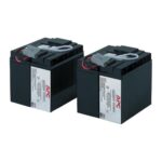 APC RBC55 Battery Replacement Cartridge 17Ah 12Vdc Lead acid Compatible with Smart-UPS SMT/SUA Black