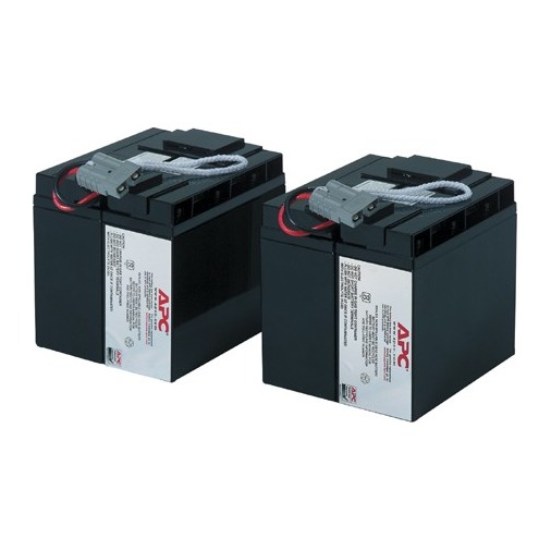 APC RBC55 Battery Replacement Cartridge 17Ah 12Vdc Lead acid Compatible with Smart-UPS SMT/SUA Black