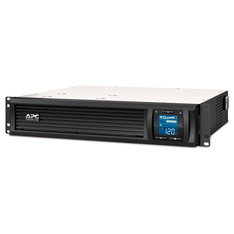 APC Smart-UPS C 1500VA Line Interactive Rackmount UPS 2U 230V 900W 4x IEC C13 Outlets SmartConnect Black