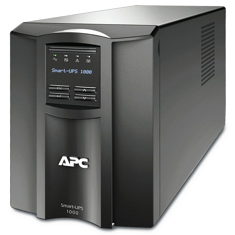 APC Smart-UPS SMT1000IC 1000VA 700W Line-Interactive UPS 8x C13 Outlets USB Ethernet SmartConnect Sine Wave