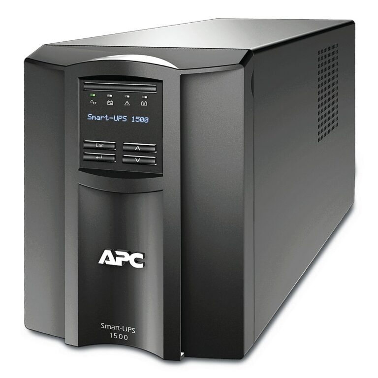 APC Smart-UPS SMT1500IC 1500VA 1000W Line-Interactive UPS 8 C13 Outlets USB Serial SmartConnect Ethernet Black