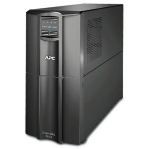 APC Smart-UPS SMT2200IC 2200VA 1980W Line-Interactive Pure Sine Wave 9 Outlets USB SmartConnect LCD Display Black