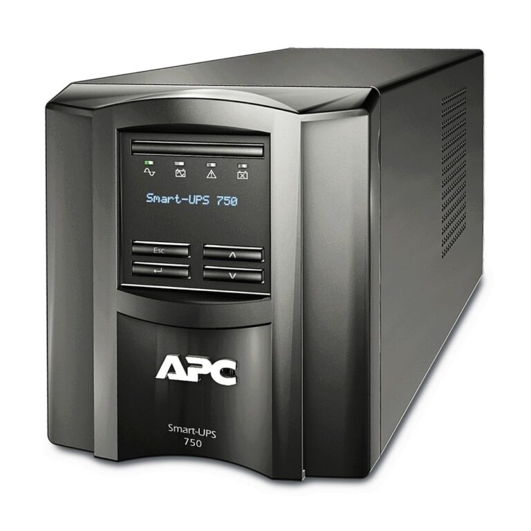APC Smart-UPS SMT750IC 750VA 500W Line-Interactive UPS 6 C13 Outlets USB Ethernet SmartConnect Tower
