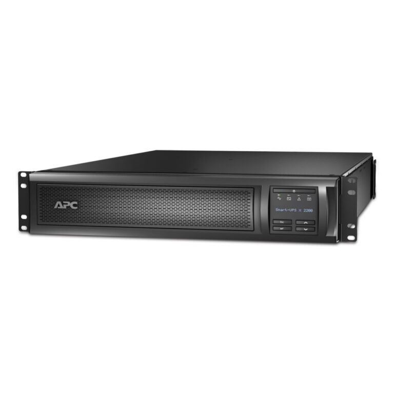 APC Smart-UPS X SMX2200RMHV2U 2200VA UPS Pure Sine Wave 2U Rackmount Tower 9 Outlets USB SmartSlot Hot-swap Battery