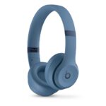 Apple Beats Solo 4 Wireless On-Ear Headphones, Bluetooth 5.3, USB-C & 3.5mm, 50h Battery, Built-in Mic - Blue